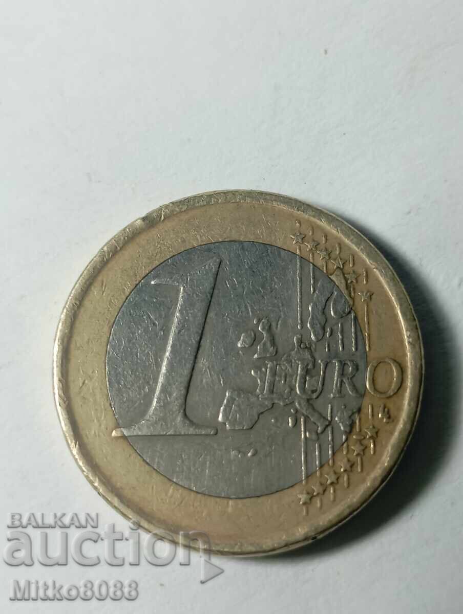 Ισπανικό νόμισμα 1 ευρώ (1999) - Βασιλιάς Χουάν Κάρλος Α' με τιμή € 70.00 | 136.91 BGN