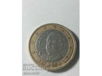 Spanish 1 Euro Coin (1999) - King Juan Carlos I