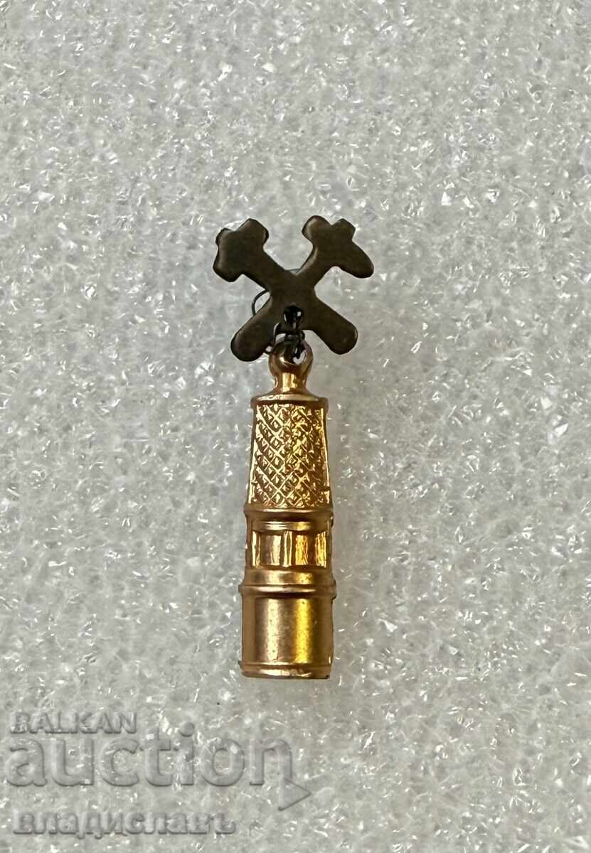 Old badge Miner Mine Old badge Miner Mine