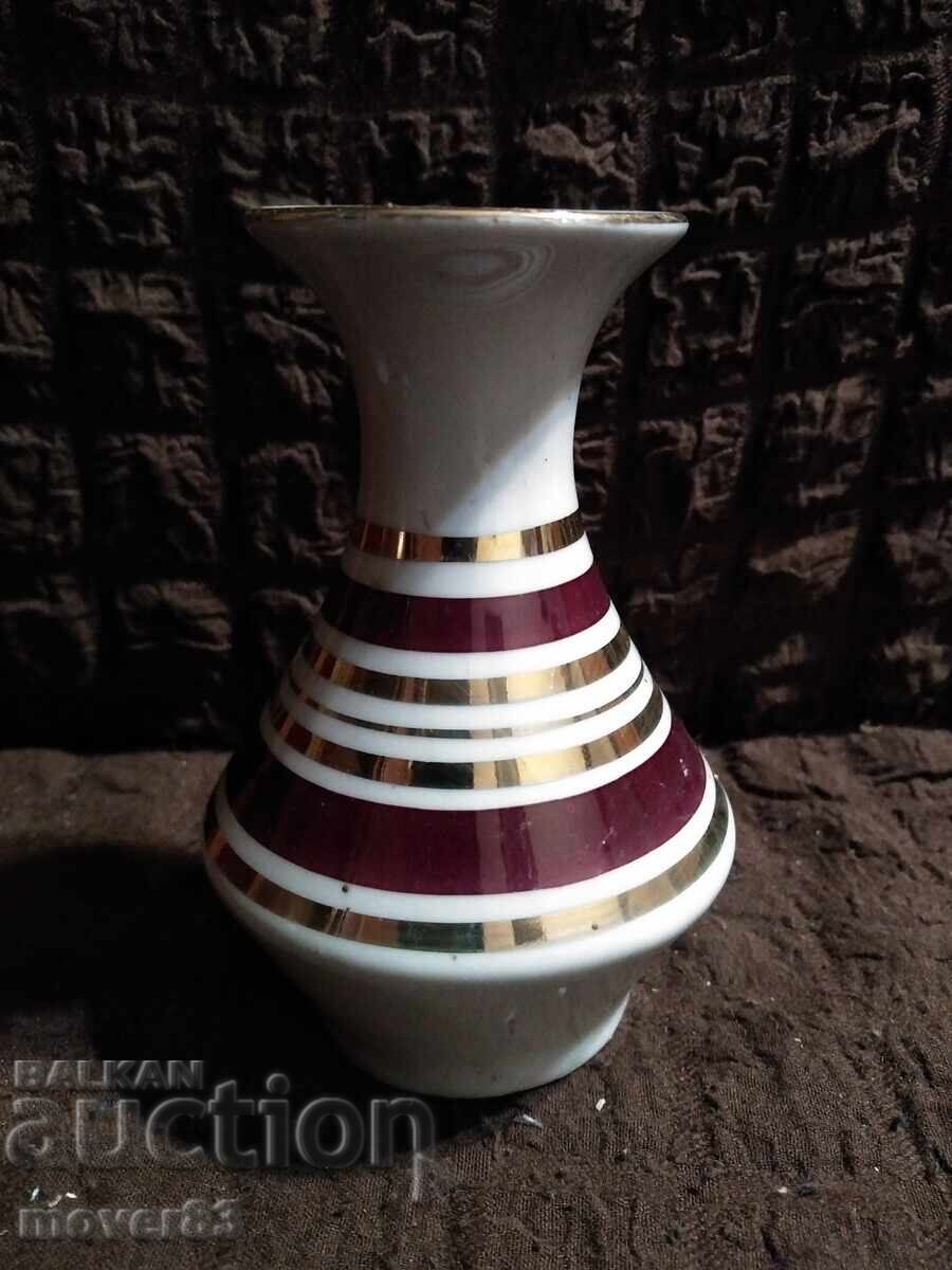Porcelain vase. Porcelain vase.