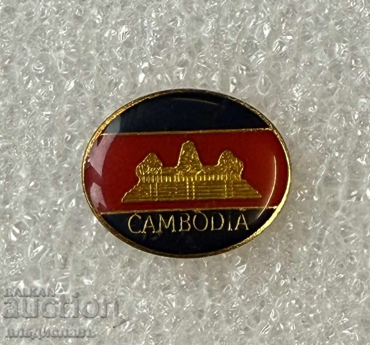 Emblemă drapel național CAMBODGIA