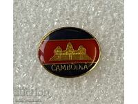 National flag badge of CAMBODIA