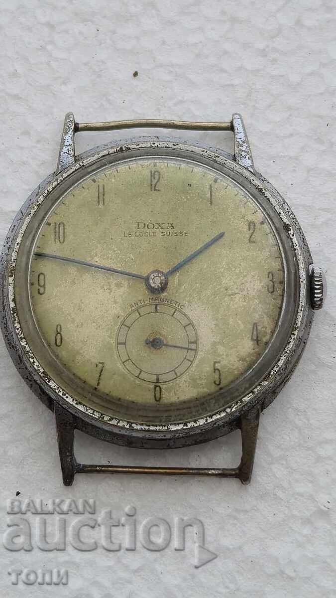 DOXA SWISS MADE MILITAR RAR FUNCȚIONEAZĂ FĂRĂ GARANȚIE BZTS !!!! cu preț € 14.00 | 27.38 BGN