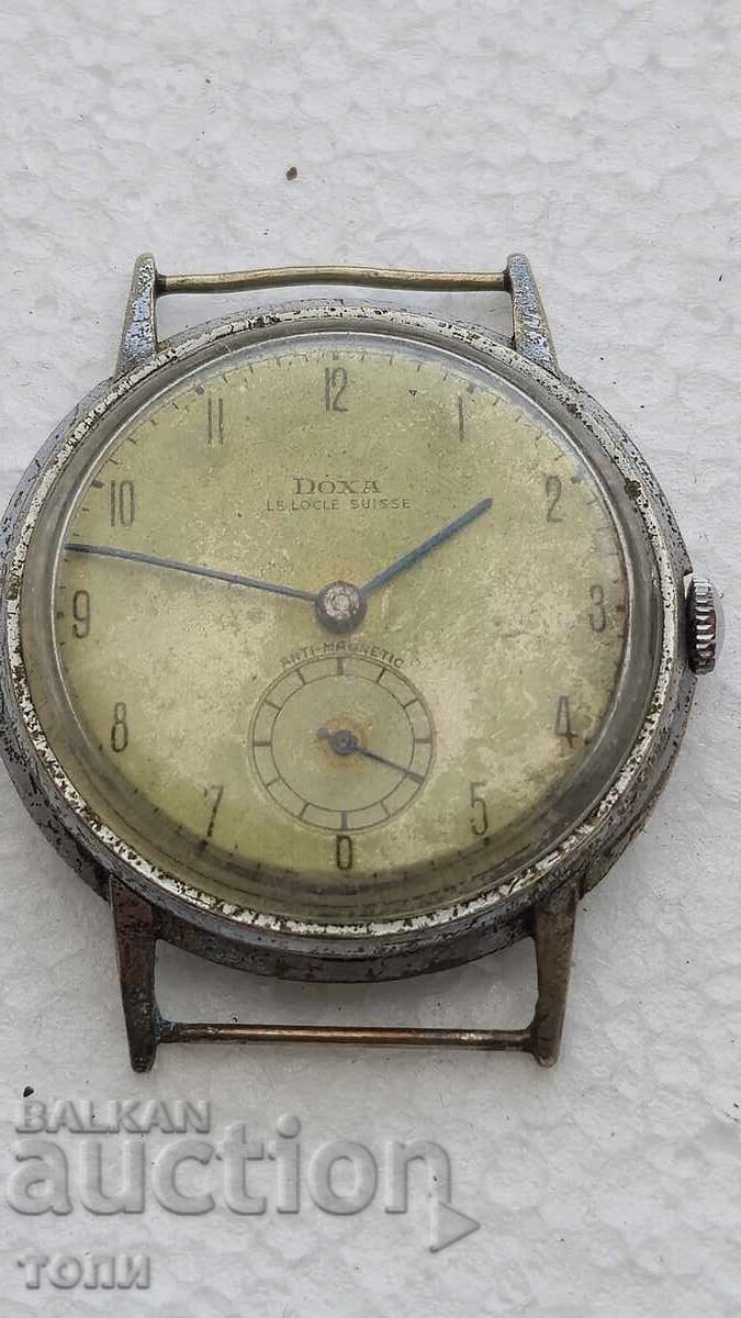 Licitație DOXA SWISS MADE MILITAR RAR FUNCȚIONEAZĂ FĂRĂ GARANȚIE BZTS !!!!