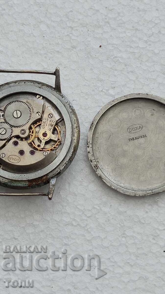 DOXA SWISS MADE MILITAR RAR FUNCȚIONEAZĂ FĂRĂ GARANȚIE BZTS !!!! - 5