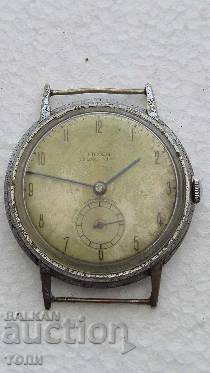 DOXA SWISS MADE MILITAR RAR FUNCȚIONEAZĂ FĂRĂ GARANȚIE BZTS !!!!