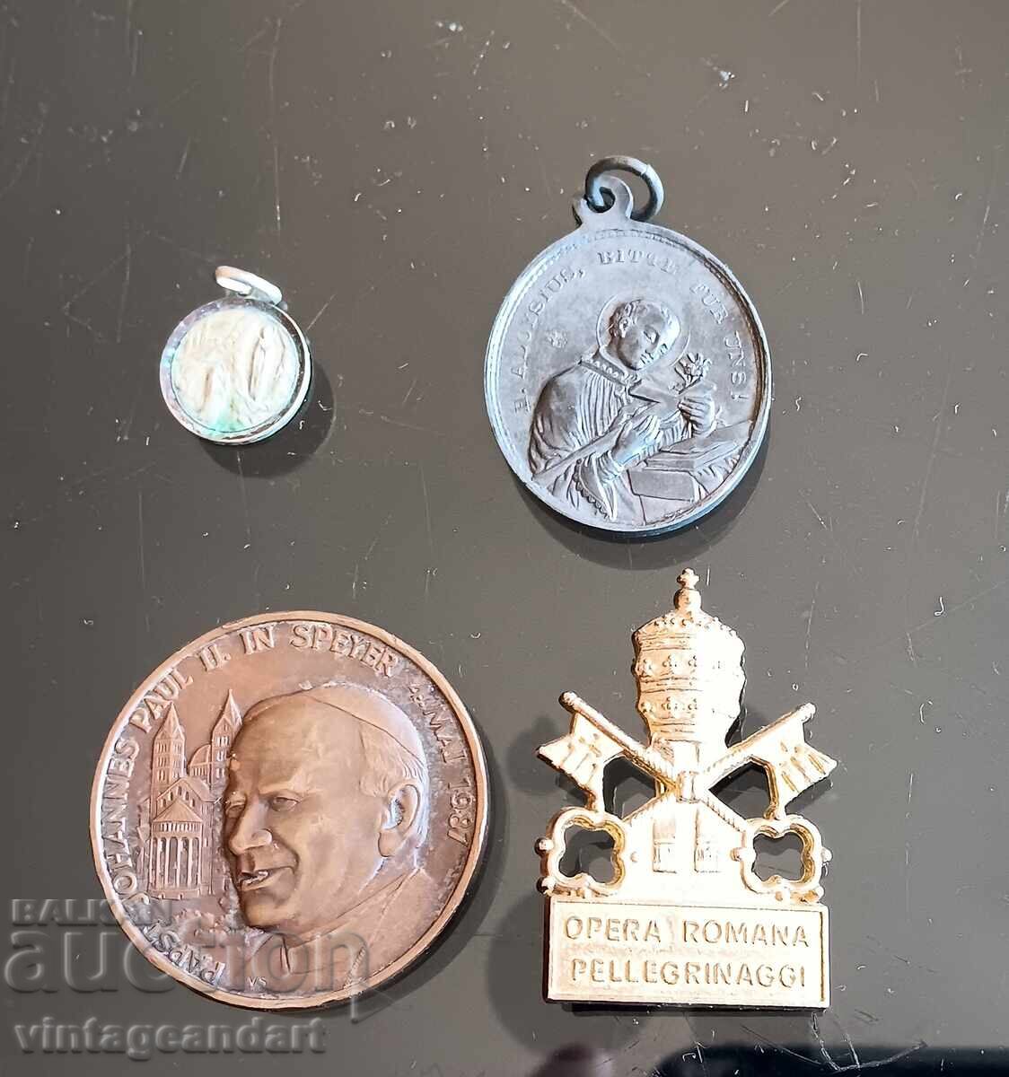 Lot de medalii, religie, Ioan Paul al II-lea, Vatican cu preț € 0.01 | 0.02 BGN Lot de medalii, religie, Ioan Paul al II-lea, Vatican cu preț € 0.01 | 0.02 BGN