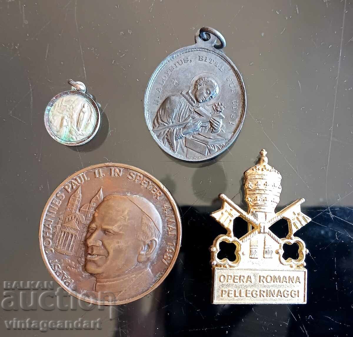Lot de medalii, religie, Ioan Paul al II-lea, Vatican Lot de medalii, religie, Ioan Paul al II-lea, Vatican