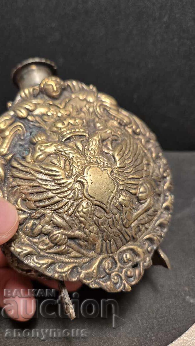 Rusia, Imperiul Rus, praf de pușcă, pușcă cu cremene, pungă de praf - 7