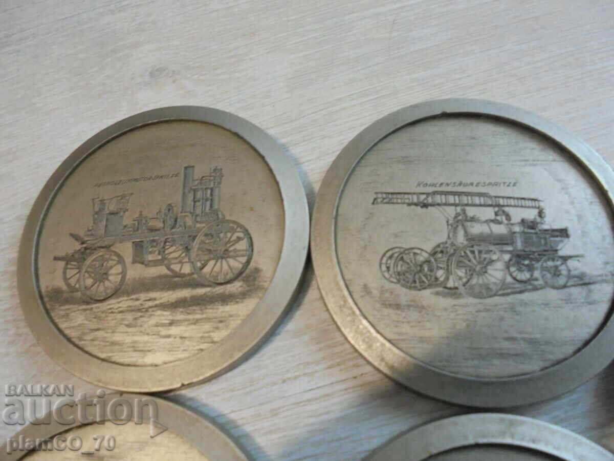 №*8539 Σετ 5 παλιά μικρά τηγάνια με τιμή € 9.90 | 19.36 BGN