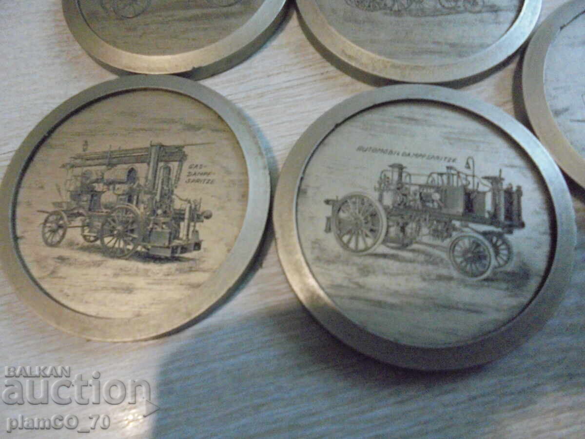 Δημοπρασία №*8539 Σετ 5 παλιά μικρά τηγάνια