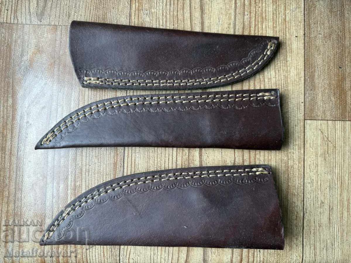 Huse din piele de vită pentru cuțite