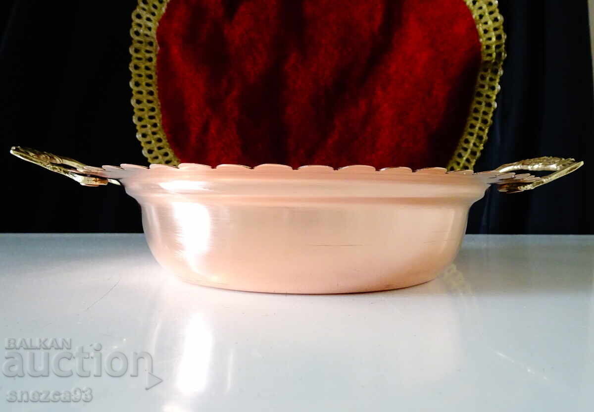 Χάλκινο δοχείο, μπολ, σαχάνι, καθαρός κόκκινος χαλκός με τιμή € 23.99 | 46.92 BGN