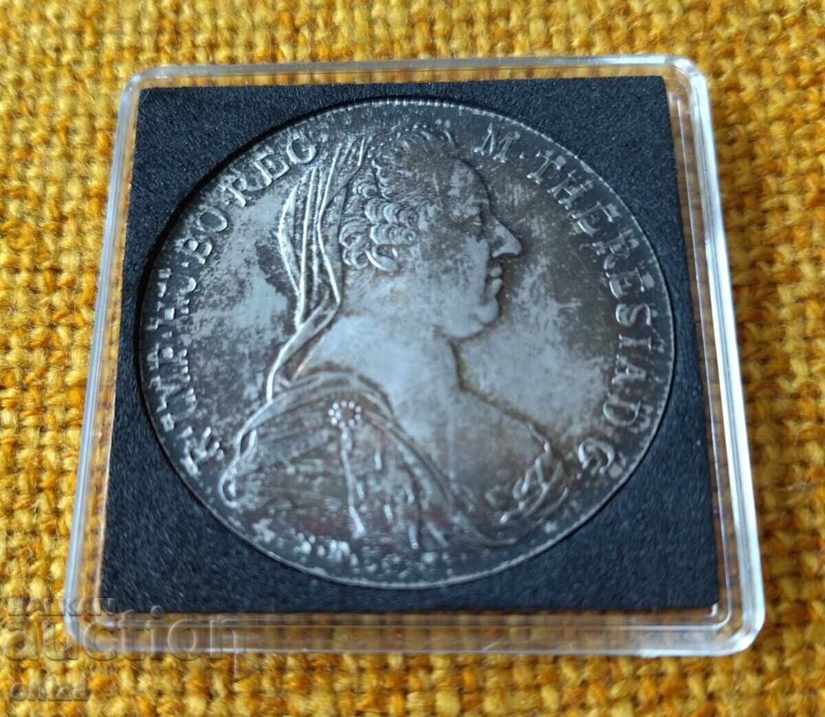 Αργυρό τάληρο Μαρία Θηρεσία 1780 επανέκδοση με τιμή € 26.55 | 51.93 BGN