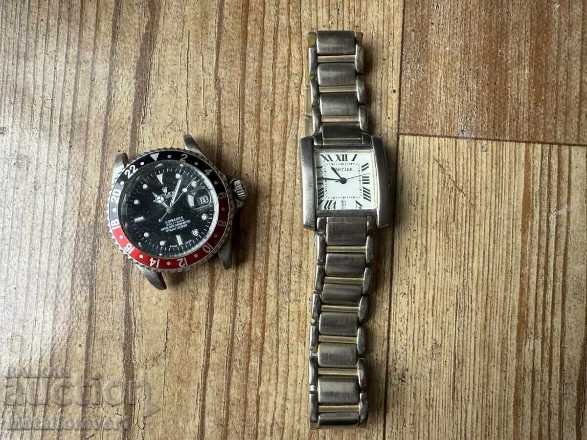 Ceasuri Rolex și Cartier piese elvețiene