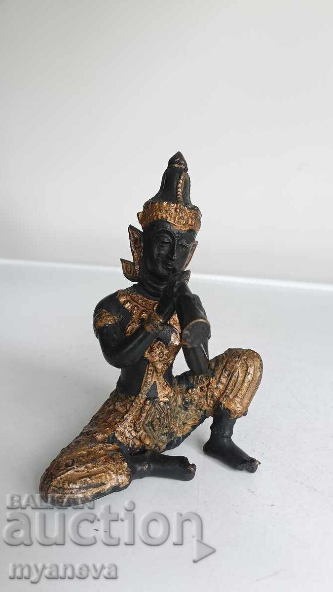 Statuetă bronz thailandeză înger păzitor - 5