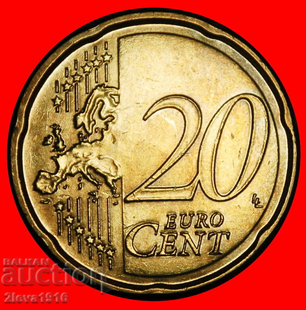 ERROR (1999-2026): FRANCE ★ 20 EURO CENTS 2024 NORDIC GOLD with price € 2.49 | 4.87 BGN