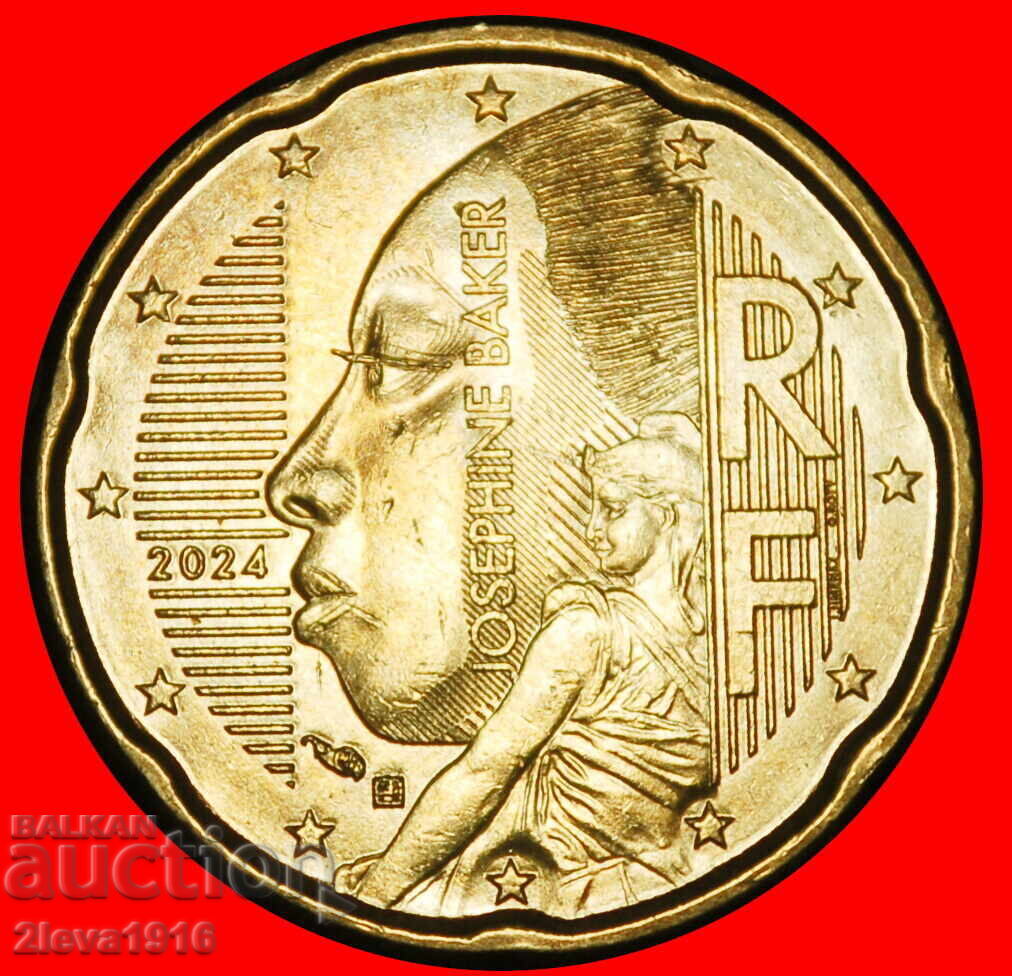 ERROR (1999-2026): FRANCE ★ 20 EURO CENTS 2024 NORDIC GOLD