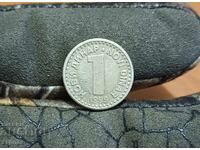 1 dinar nou Iugoslavia 1999