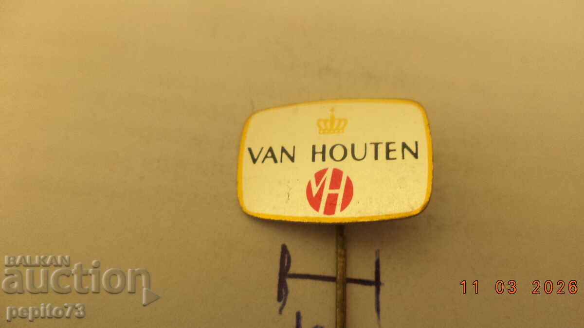 Znachka reklamna, Van Houten, marka kakao i shokolad με τιμή € 1.00 | 1.96 BGN Znachka reklamna, Van Houten, marka kakao i shokolad με τιμή € 1.00 | 1.96 BGN