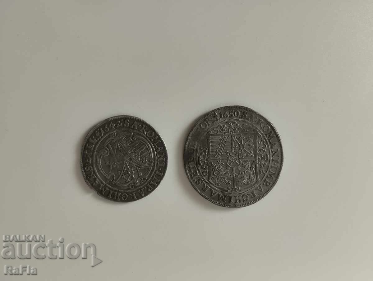 Σαξονία Γερμανία 1/2 και 1/4 τάλερ με τιμή € 550.00 | 1075.71 BGN
