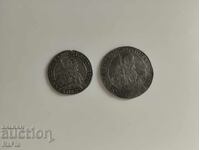 Саксония Германия 1/2  и 1/4 талер