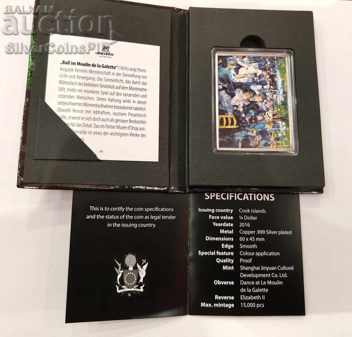 Δημοπρασία Μέλι 1/4$ Ρενουάρ Μπαλ στο Μουλέν ντε λα Γκαλέτ 2016 Δημοπρασία Μέλι 1/4$ Ρενουάρ Μπαλ στο Μουλέν ντε λα Γκαλέτ 2016