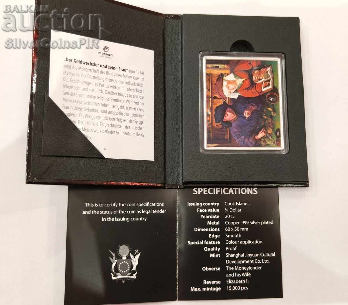 Мед 1/4$ Матсис Лихвар и Жена му 2015 с цена € 41.00 | 80.19 лв. Мед 1/4$ Матсис Лихвар и Жена му 2015 с цена € 41.00 | 80.19 лв.