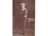 POZĂ MILITARĂ 03 MARINĂ ÎN UNIFORMĂ DE LUPTĂ 1918