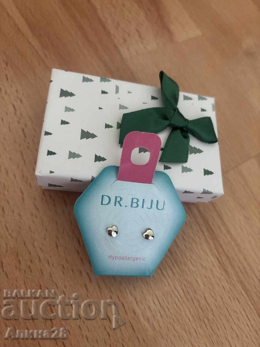 Υποαλλεργικά σκουλαρίκια "καρδούλες" της Dr.Biju Υποαλλεργικά σκουλαρίκια "καρδούλες" της Dr.Biju