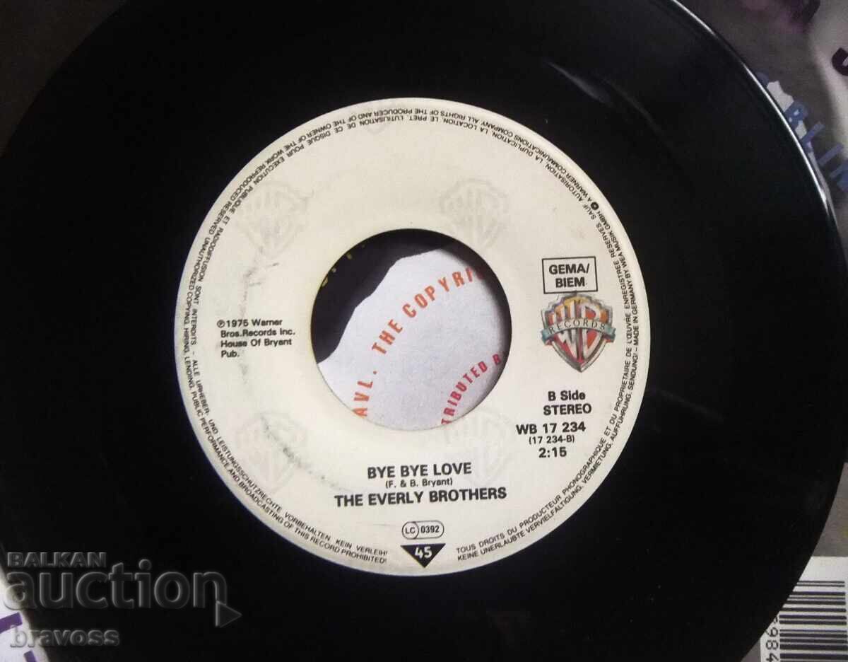 Small vinyl record - THE EVERLY BROTHERS with price € 0.01 | 0.02 BGN