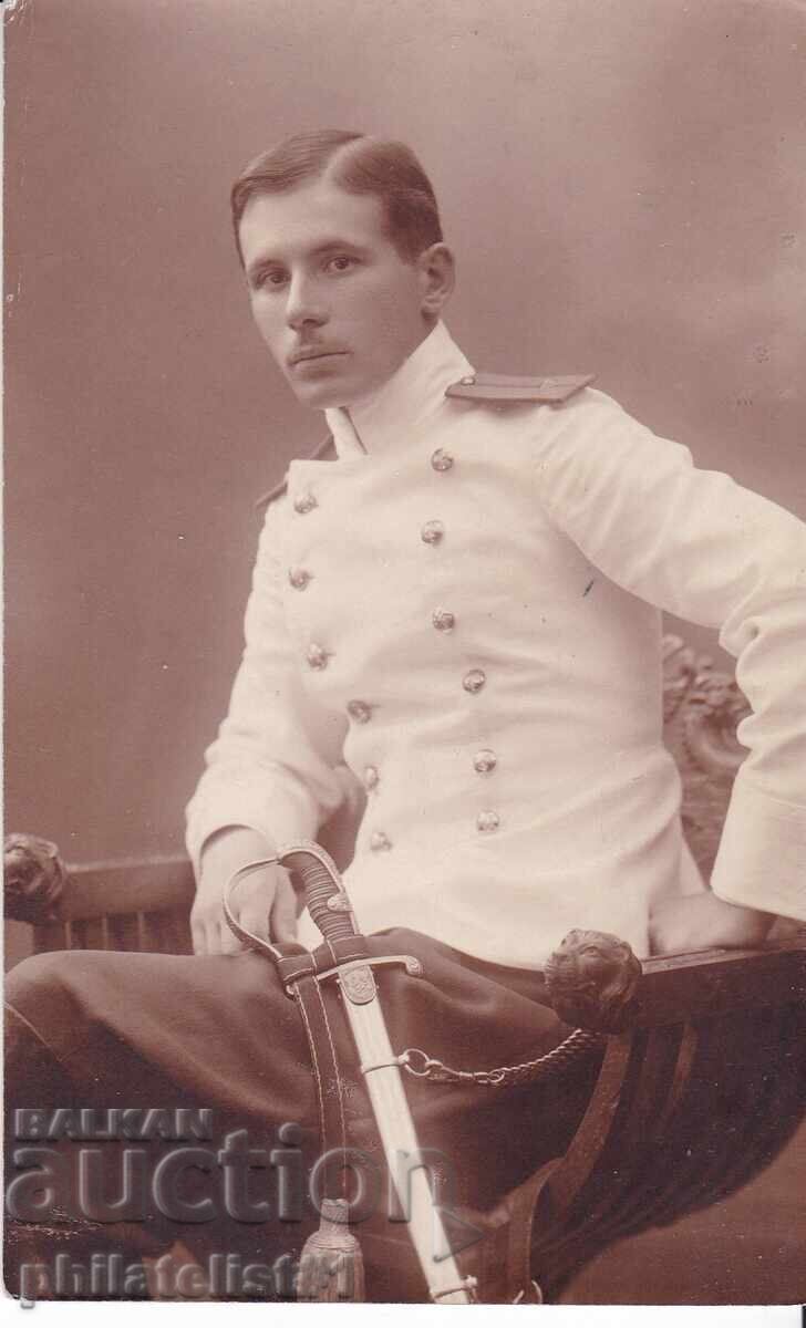 MILITARY PHOTO 09 OFFICER SABER PARADE UNIFORM 1918