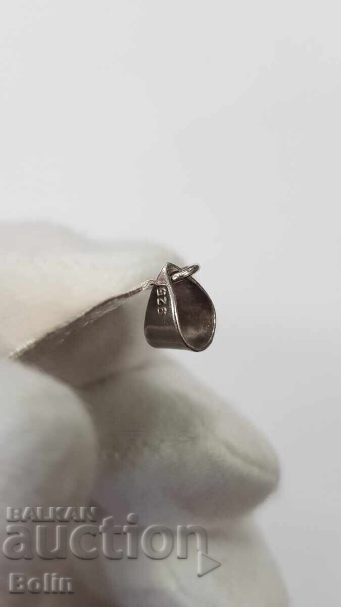 Pandantiv argintiu, pandantiv, stil artă-brută - 925 - 5 Pandantiv argintiu, pandantiv, stil artă-brută - 925 - 5