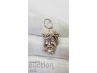 Pandantiv argintiu, pandantiv, imagine a lui Iisus Hristos