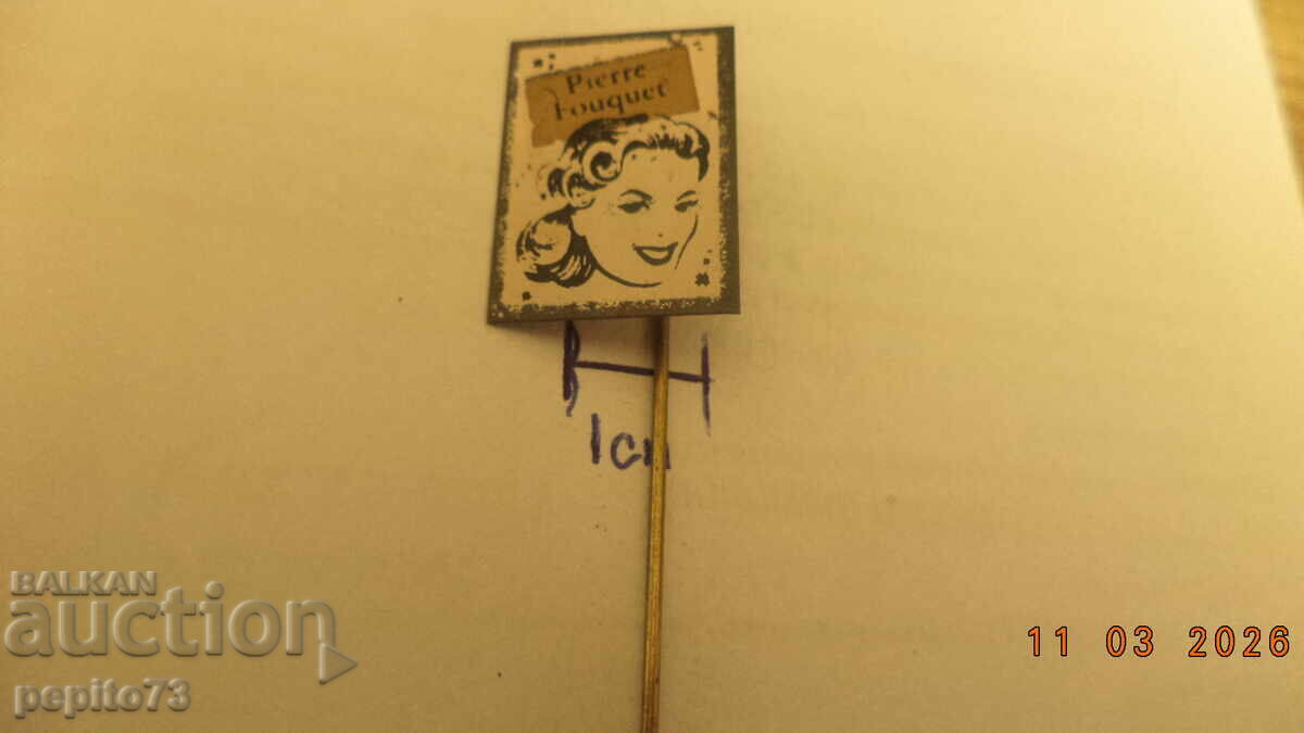 Аукцион значка рекламна, Pierre Fouqvet, бранд за мода