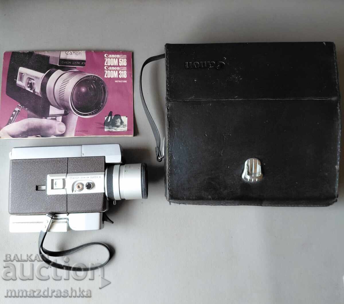 Licitație Cameră video Canon Auto Zoom 518 din anii '60