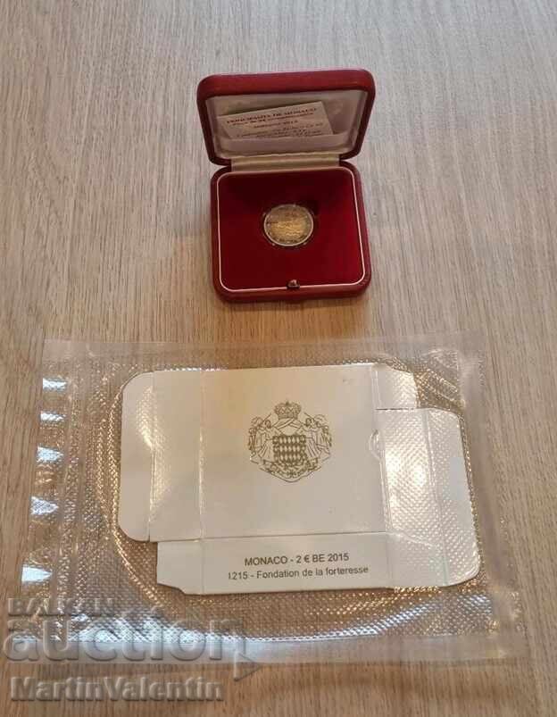 2 euro Monaco 2015 800 de ani de la Palatul Princiar cu preț € 4000.00 | 7823.32 BGN