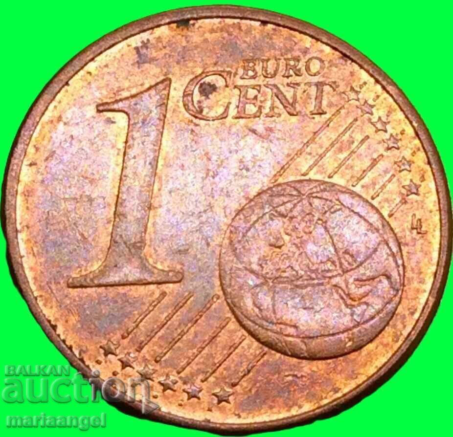 1 λεπτό του ευρώ 2002 Γερμανία - 6