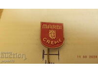 значка рекламна, Marbi Creme, вакса за обувки