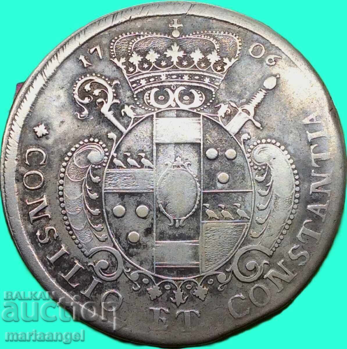 Germania 1 Thaler 1706 Münster 28,14g argint RAR - 7