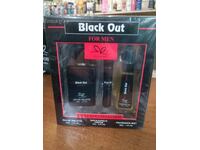 Men's Perfume, AROMA RAY, BLACK OUT, Set, New Unused