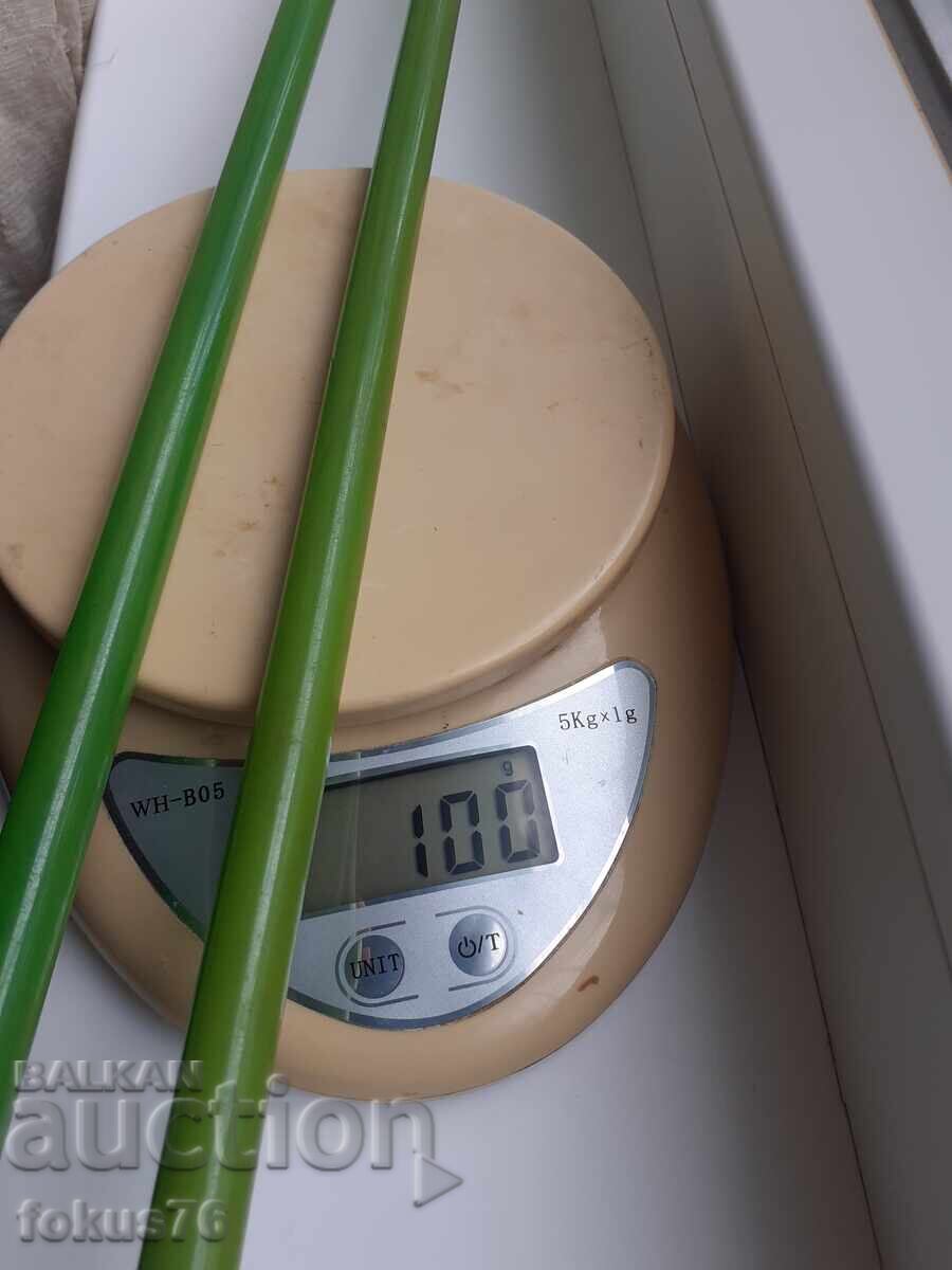 Пръчки каталин бакелит зелени с дамари броеница - 6 Пръчки каталин бакелит зелени с дамари броеница - 6