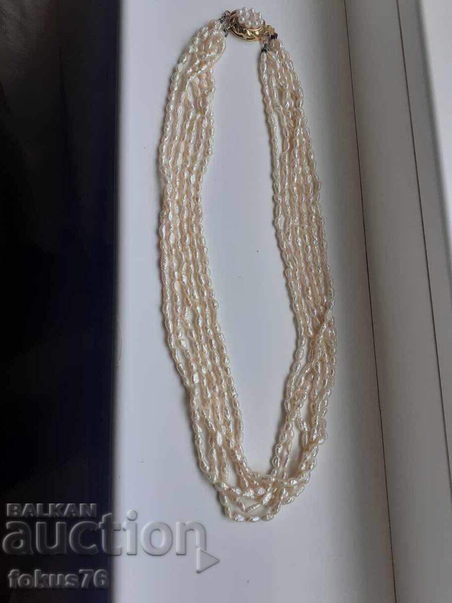 Colier vechi, colier, colier, perle, sidef, vintage, bijuterie damă - 7