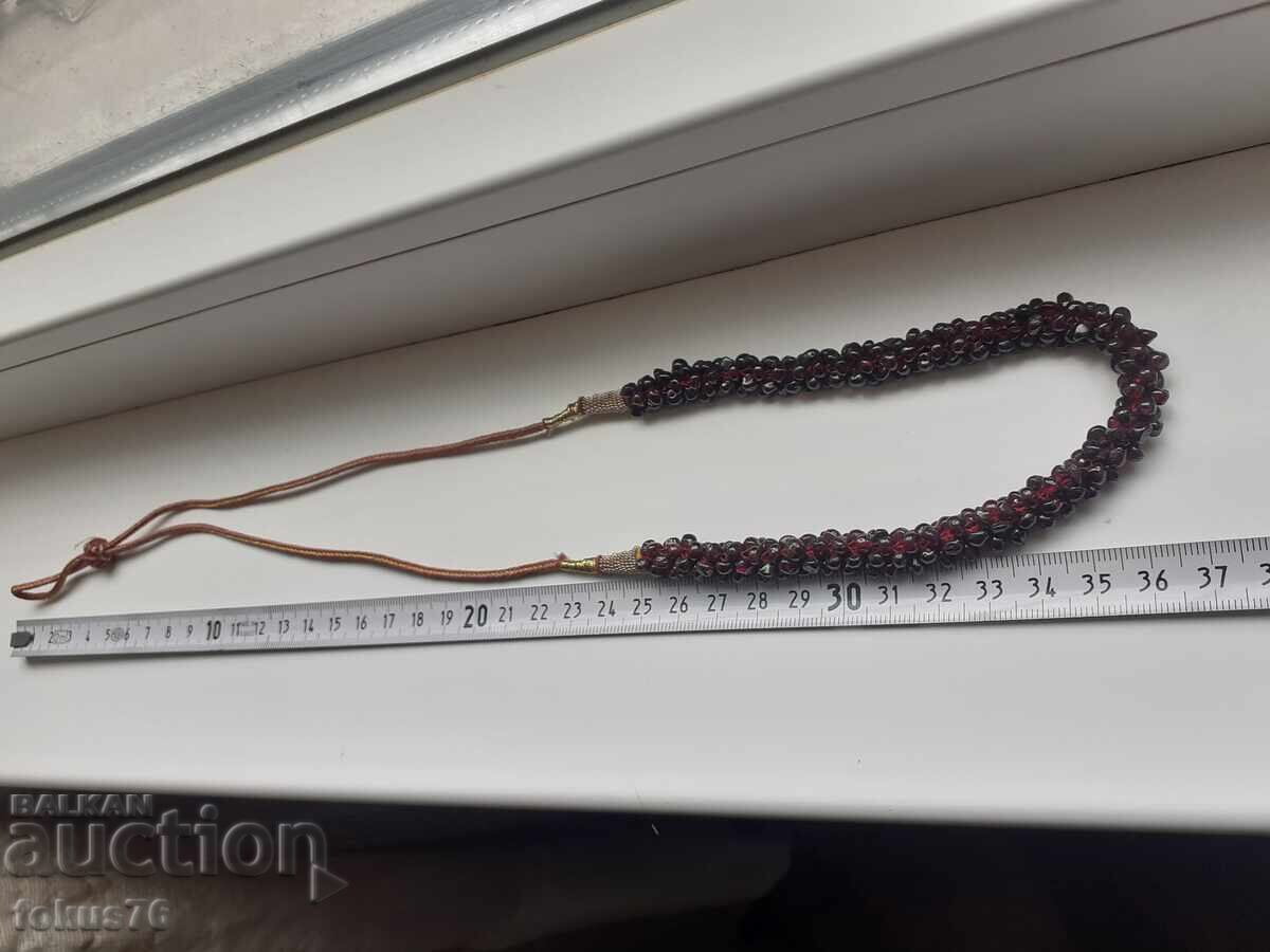 Livrarea Colier vintage damă, bijuterie din granate naturale