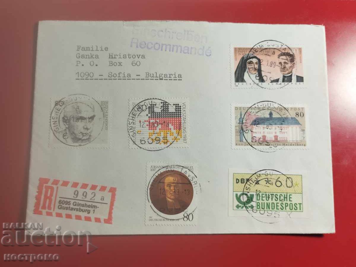 Γερμανία - ταξιδεμένος φάκελος - Α 7095 Γερμανία - ταξιδεμένος φάκελος - Α 7095