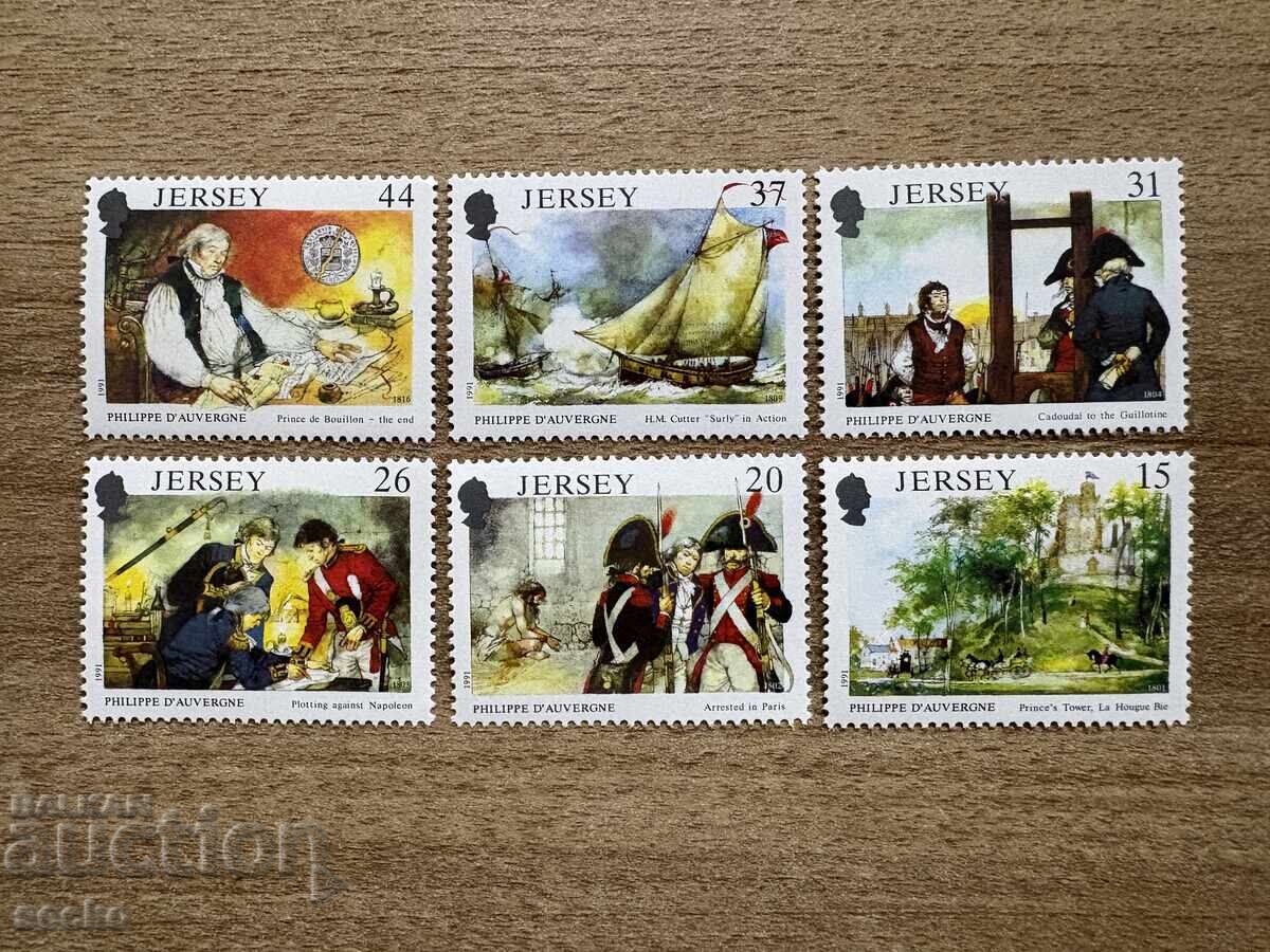 Jersey - 175th Anniversary of the Death of Philippe d'Auvergne...(1991) MNH Jersey - 175th Anniversary of the Death of Philippe d'Auvergne...(1991) MNH