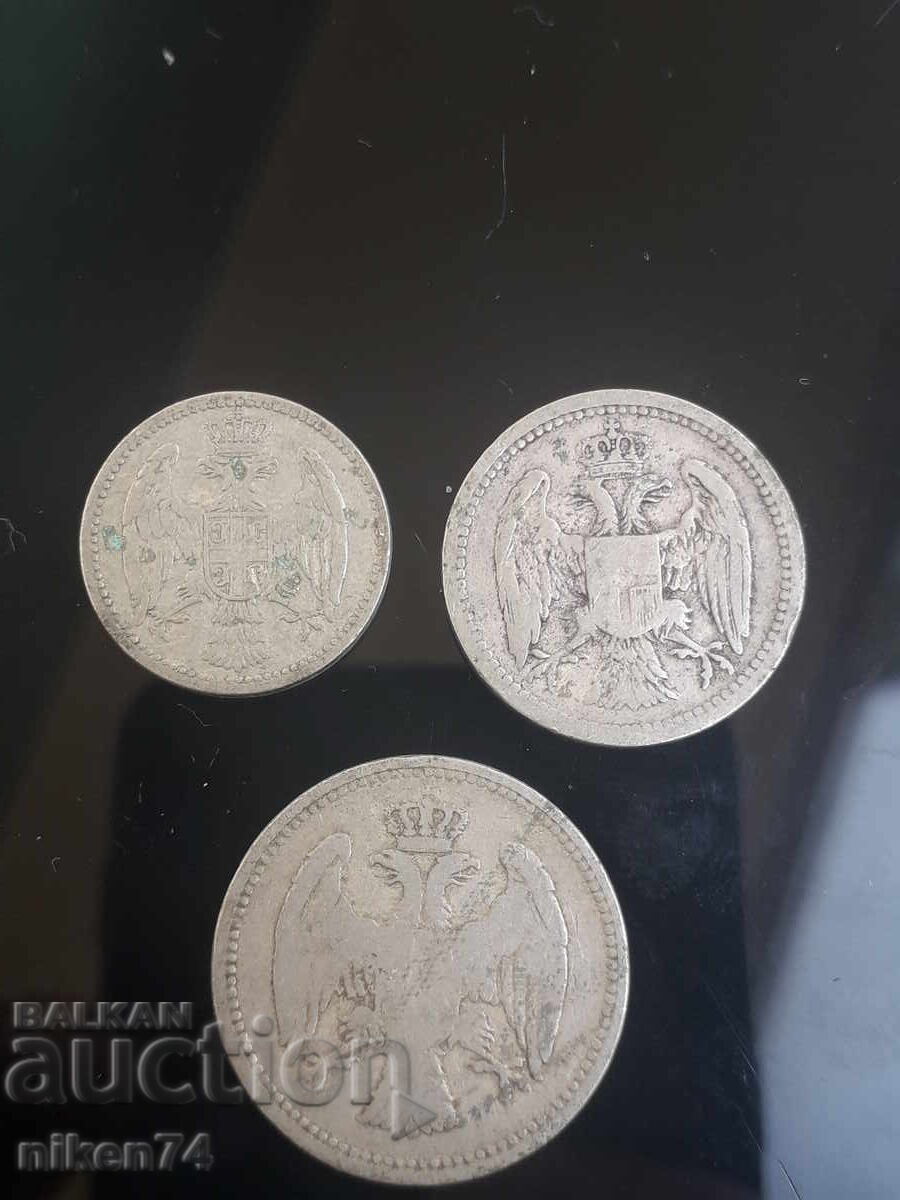 лот от 3 броя стари монети Сърбия с цена € 0.01 | 0.02 лв. лот от 3 броя стари монети Сърбия с цена € 0.01 | 0.02 лв.