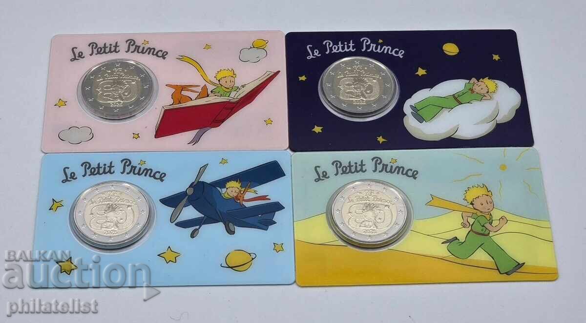Set Franța 2026 – Micul Prinț – 4 monede 2€ BU