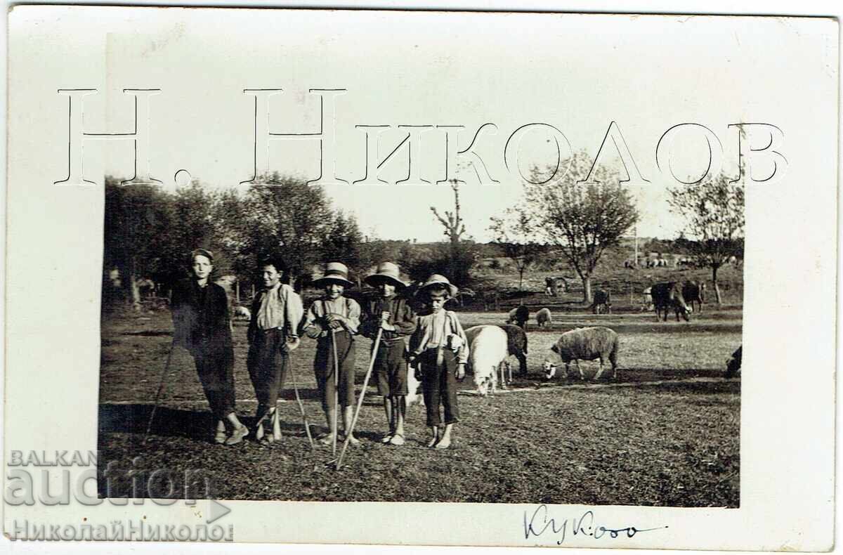 VECHE FOTOGRAFIE GABROVO SAT KUKATA POPOVCI MICI PĂSTORI ZH440