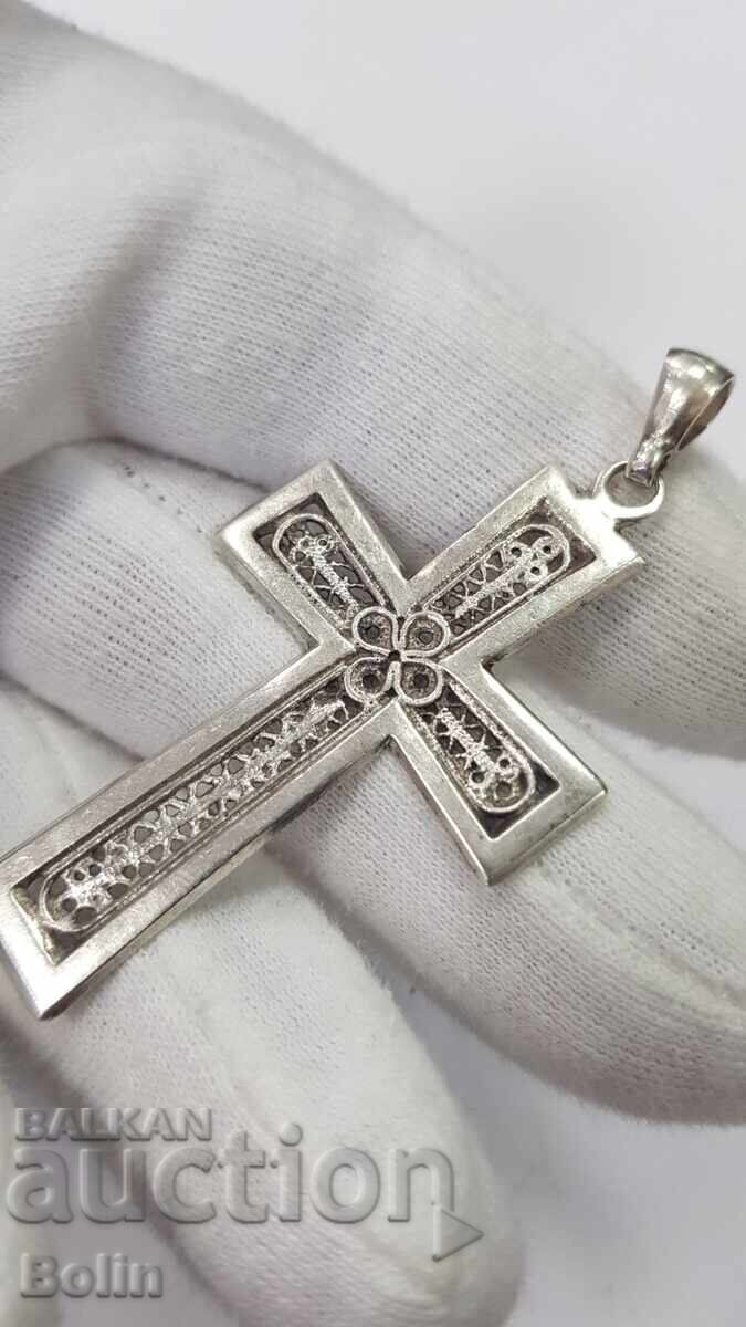 Livrarea Colecționar, cruce masculină din argint - începutul - secolul XX